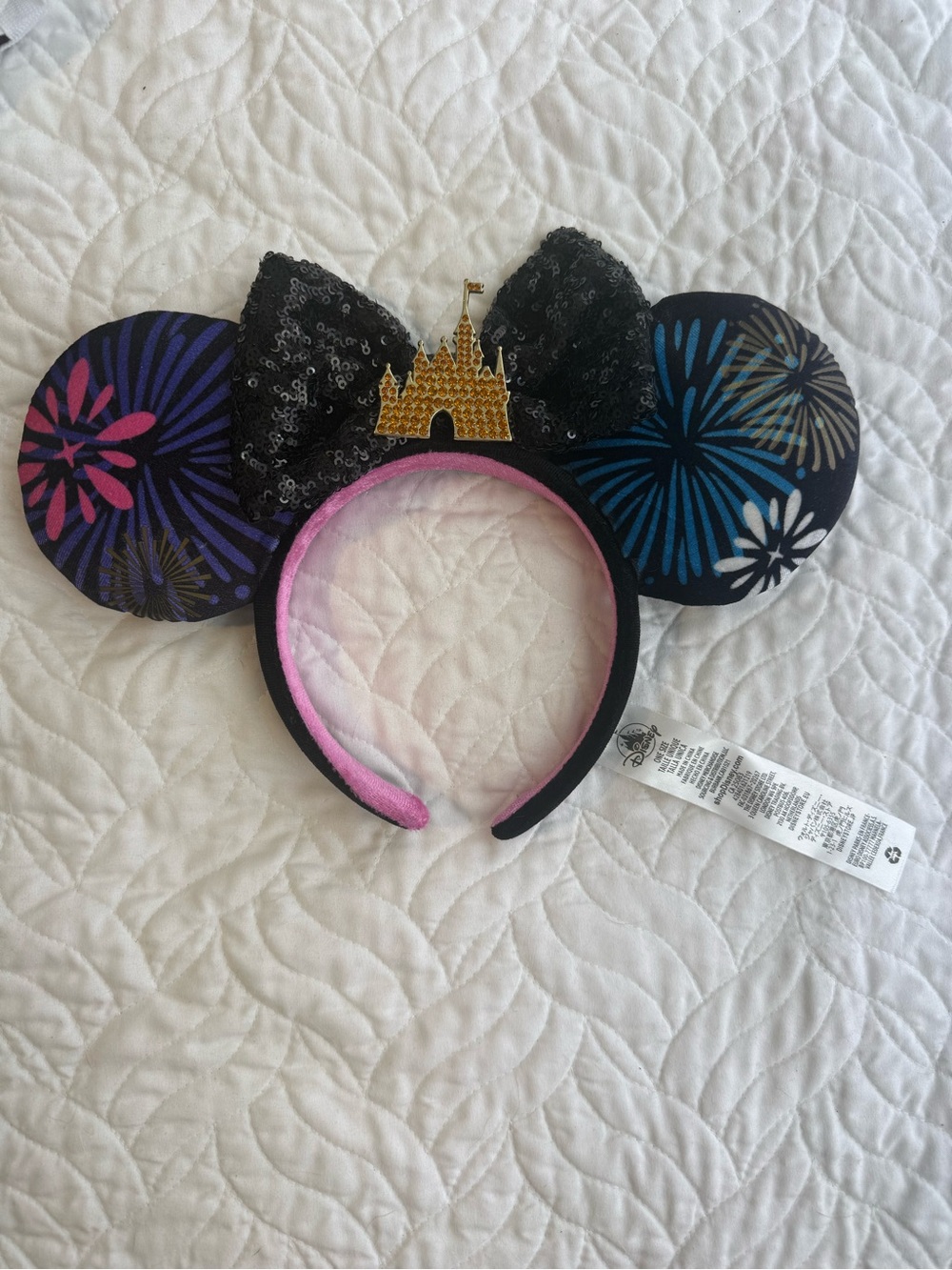 Disney Parks Minnie Main Attraction Fireworks Castle Ears 2020 Limited